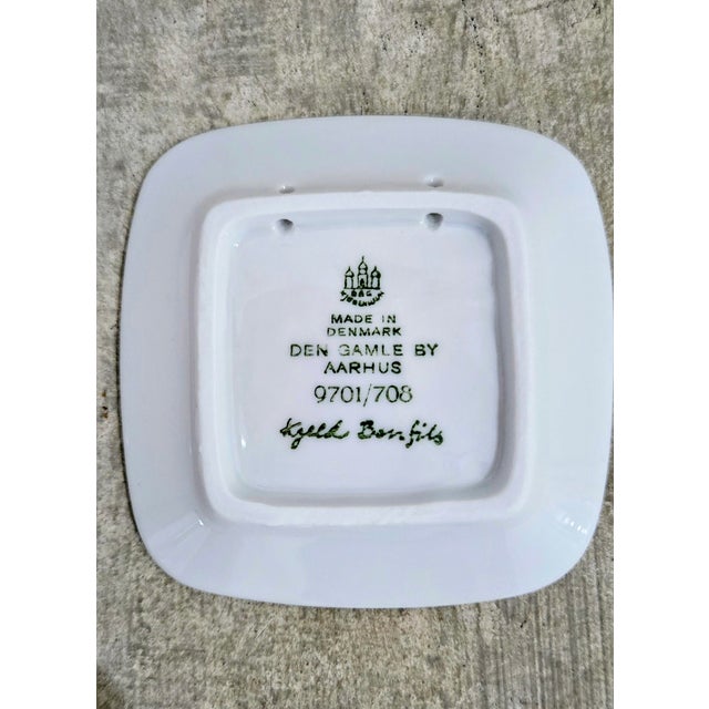 Vintage Bing & Grondahl Danish Landmark Mini Wall Plates by Kjeld Bonfils – Set of 5 For Sale - Image 14 of 14