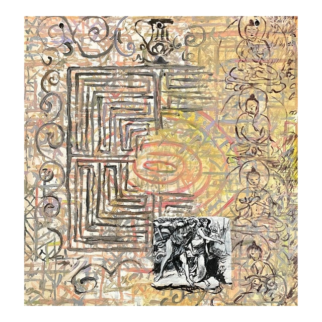 1980s Adrienne Anderson Post Modern Painting For Sale