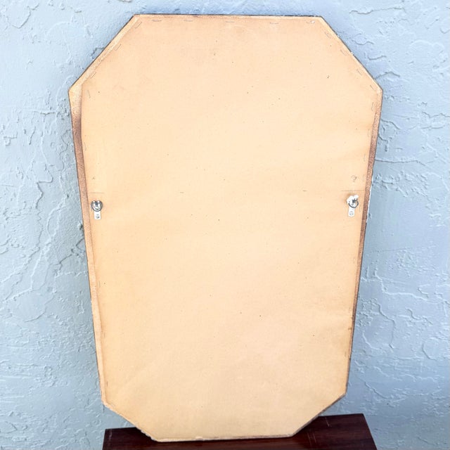 Vintage Octagonal Abalone Shell Octagonal Wall Mirror | Chairish