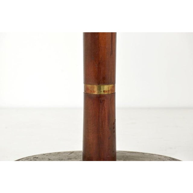 Black Round Black Diner Table, USA, 1950s For Sale - Image 8 of 9