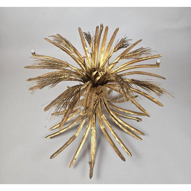 Sheaf of Wheat Side Table in the style of Chanel, 1970 For Sale - Image 3 of 9