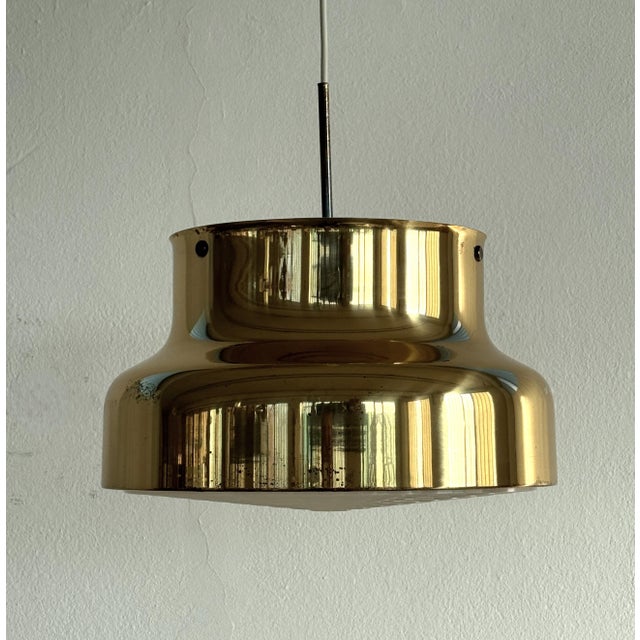 1970s Swedish Pendant Light in Brass by Ateljé Lyktan, 1970s For Sale - Image 5 of 18