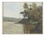 Alberto Silva, River Landscape, 1920s, Oil Painting For Sale