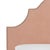 Spritely Home Halsted Bed in Pink Champagne Luxe Velvet, Full For Sale - Image 4 of 7