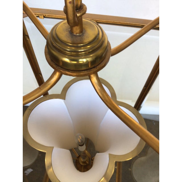 1990s Gold Gilded Finished Iron Lantern For Sale - Image 11 of 13