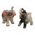 A Pair of Japanese Ceramic Elephants For Sale