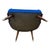 Wood Bright Blue Mid Century Lounge Chair For Sale - Image 7 of 7