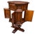 Wood Mid 20th Century Octagonal Rotating Cabinet For Sale - Image 7 of 12