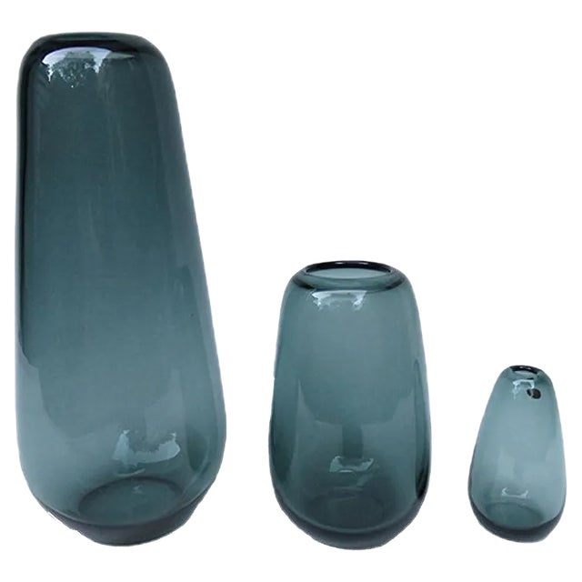 Vases by Wilhelm Wagenfeld for WMF Geislingen, 1950s, Set of 3 For Sale