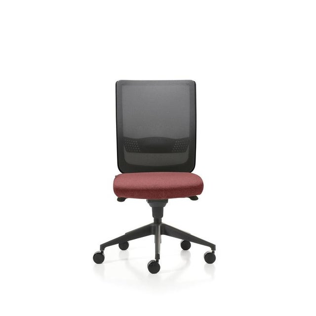 Link High Backrest Managerial Armchair in Mesh and Upholstery by Quinti Sedute For Sale - Image 4 of 6