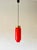 Mid-Century Modern Red Pendant Light attributed to Vetreria Vistosi Murano, 1960s For Sale - Image 6 of 15