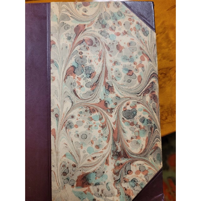 Vintage 1930s Leather Books - Set of 10 For Sale - Image 9 of 11