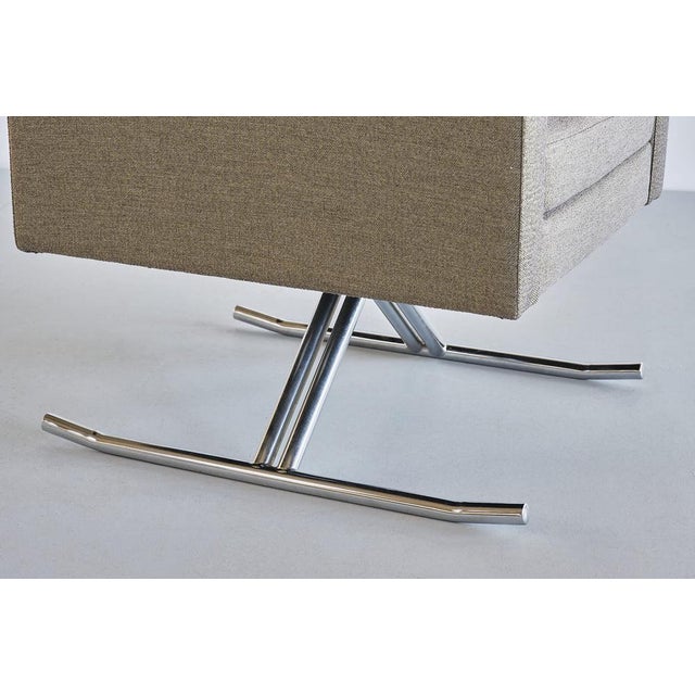 Gray Set of Armchairs by Joseph-André Motte Luge for MPS, France, 1967 For Sale - Image 8 of 15