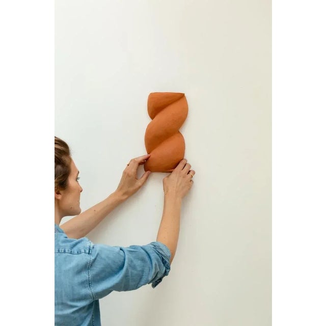 Small Terracotta Babka Sconce by Di Fretto For Sale - Image 4 of 7