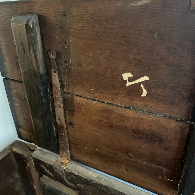 17th Century Oak Elizabethan Trunk/Console For Sale - Image 18 of 18