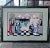 1980s Vintage Framed Embroidered Party People Portraiture For Sale - Image 12 of 12