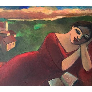 Anna Karpowicz-Westner, Late Afternoon, Oil on Canvas For Sale