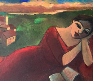 Anna Karpowicz-Westner, Late Afternoon, Oil on Canvas