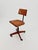 Bauhaus Bauhaus Swivel Office Chair in Wood by Stoll Giroflix, 1960s For Sale - Image 3 of 11