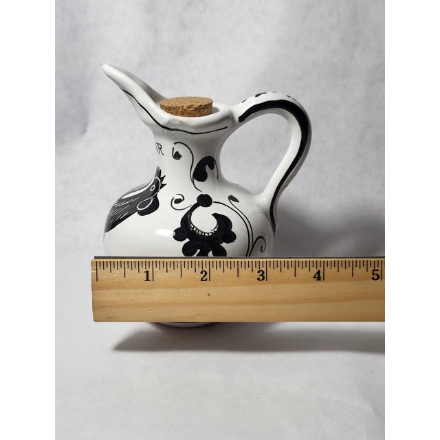 1970s Deruta Italy Pottery Signed Vinegar Jar For Sale - Image 9 of 10