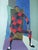 Paint 1961 Mid-Century Modern 'Seated Harlequin' Swedish Geometric Figurative Oil Painting, Framed For Sale - Image 7 of 10