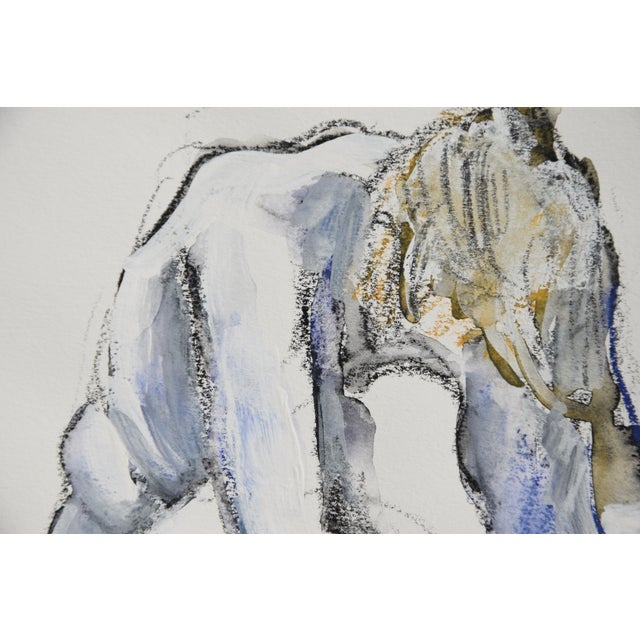 Richild Holt, Seated Female Nude, 2003, Mixed Media For Sale - Image 6 of 8
