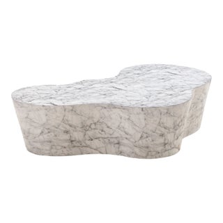 Slab Marble Coffee Table For Sale
