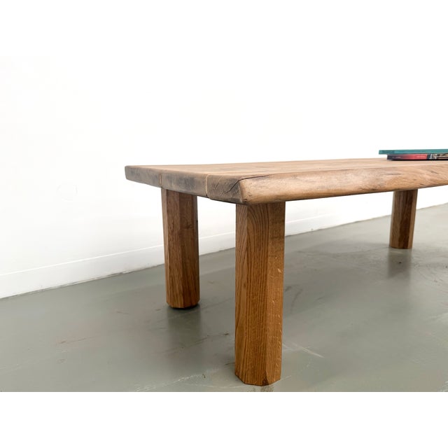 Brutalist Free-Form Coffee Table in Oak, 1950s For Sale - Image 12 of 18