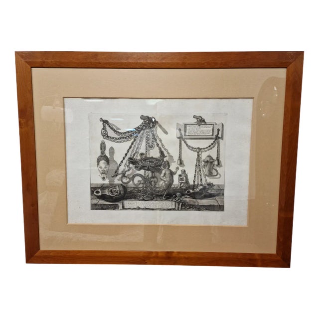 Giovanni Battista Piranesi, Still Lifes, 1800s, Original Engravings, Set of 2 For Sale