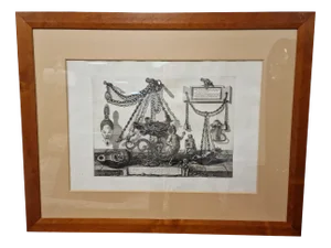 Giovanni Battista Piranesi, Still Lifes, 1800s, Original Engravings, Set of 2