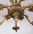 2000 - 2009 Rococo Chandelier in Polished Brass For Sale - Image 5 of 5