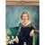 Wood Vintage Portrait Painting on Canvas For Sale - Image 7 of 12