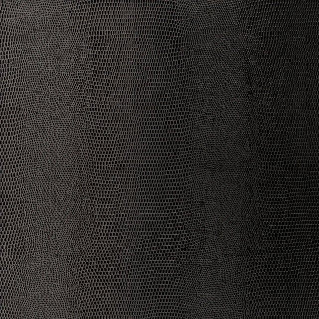 Contemporary Sample - Schumacher Lizard Wallpaper in Carbon For Sale - Image 3 of 3