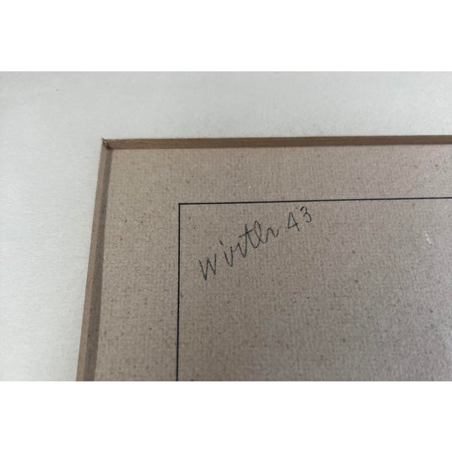 1940s Vintage Framed Lithographic Prints From a Series Titled "Costumes Suisses" (Swiss Costumes) by Artist Kurt Wirth For Sale - Image 5 of 18