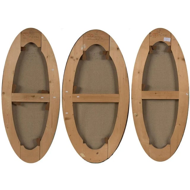 1990s Giuseppe Salvatori, Piazza del Popolo Trittico, Acrylic on Canvas, 1990 For Sale - Image 5 of 6