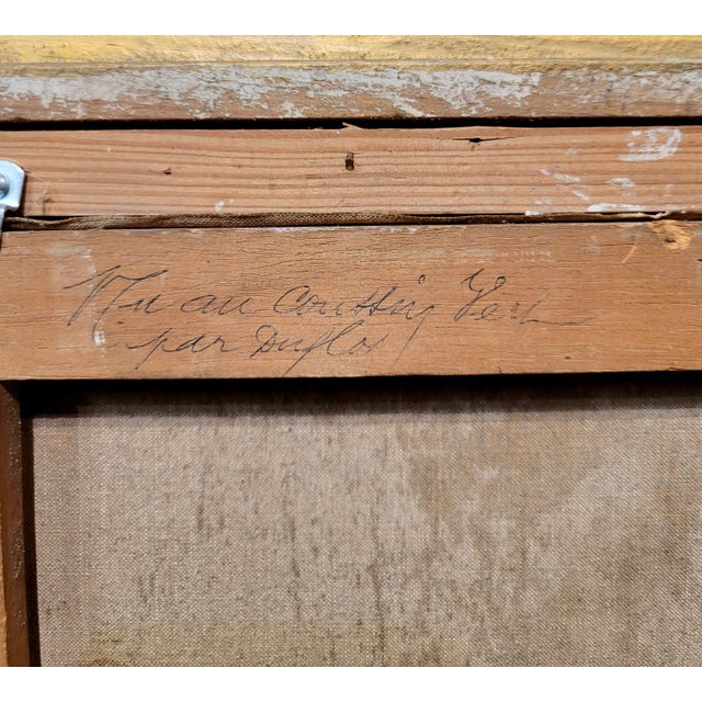 Robert Duflos -Reclined Nude Female -1930s French Oil Painting For Sale - Image 11 of 11