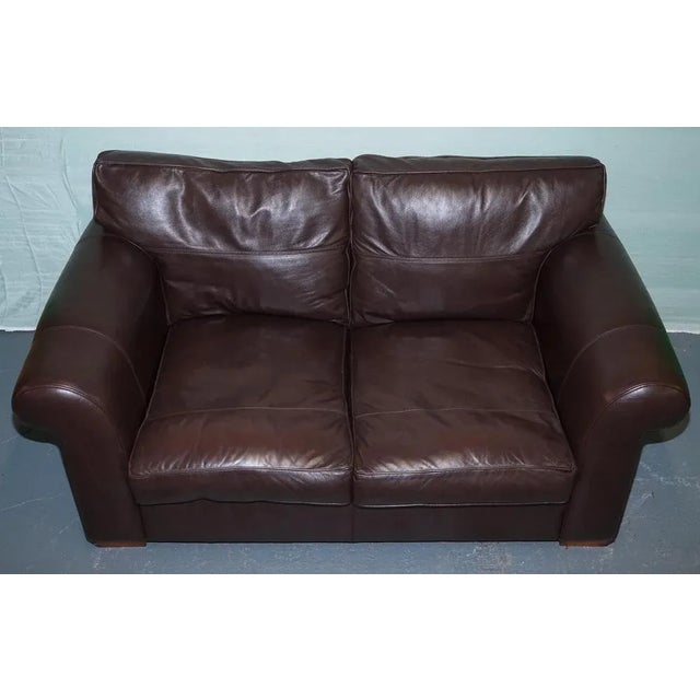 Vintage Duresta Sofa in Brown Leather For Sale - Image 4 of 18