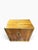Wood Vintage Mastercraft Grand Rapids Brass-Banded Walnut Nightstand / End Table, 1970s For Sale - Image 7 of 15