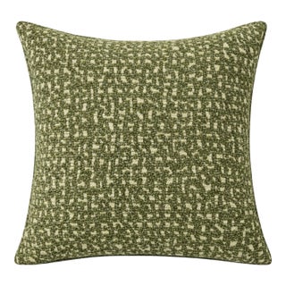 Serra Woven Pillow Cover in Green, 20x20 Pillow For Sale