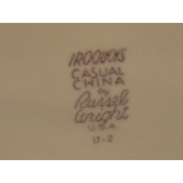 Mid 20th Century roquois Casual China Serving Platter From Designer Russel Wright For Sale In Atlanta - Image 6 of 6