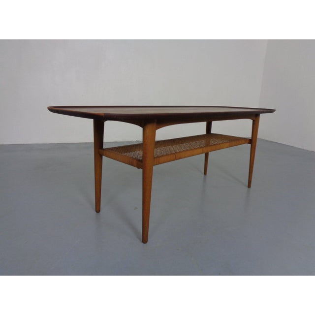 Teak and Oak Coffee Table from Børge Mogensen, Denmark, 1950s For Sale - Image 10 of 14
