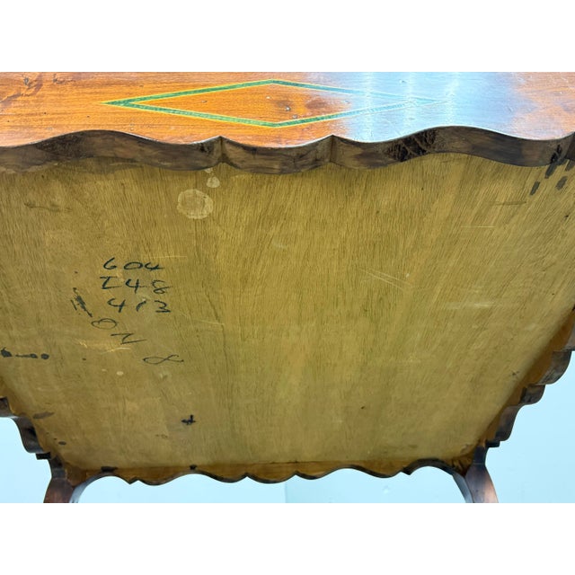 Mid-Century Italian Sorrento Reversible Game Table For Sale - Image 12 of 12
