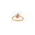Metal 1.21 Carat Certified Ruby and Diamond Statement Ring Size 5.5 for Wedding in 14k Gold For Sale - Image 7 of 14
