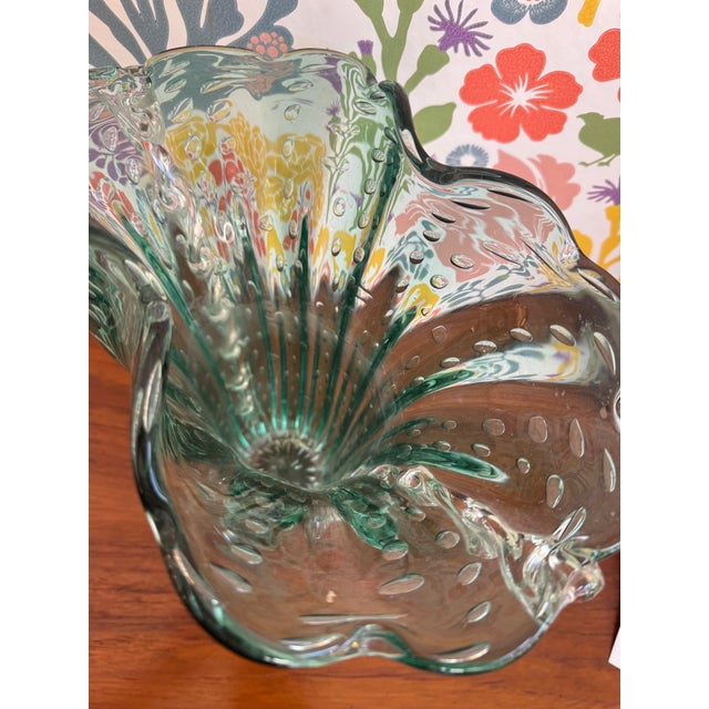 Mid-Century Modern Murano Glass Vase from Barovier & Toso, 1950s For Sale - Image 3 of 9