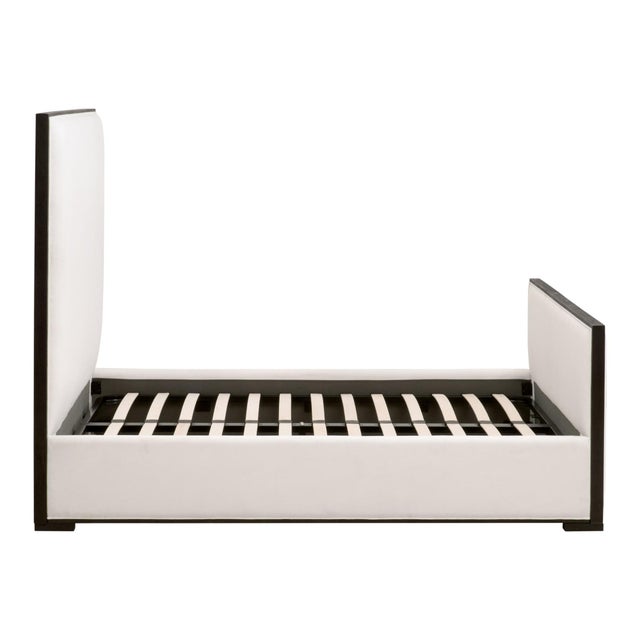 Tailor Standard King Bed, LiveSmart Peyton-Pearl For Sale - Image 9 of 12