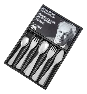 Cutlery Set by Gio Ponti for Arthur Kropp Berndorf, 1970s, Set of 28