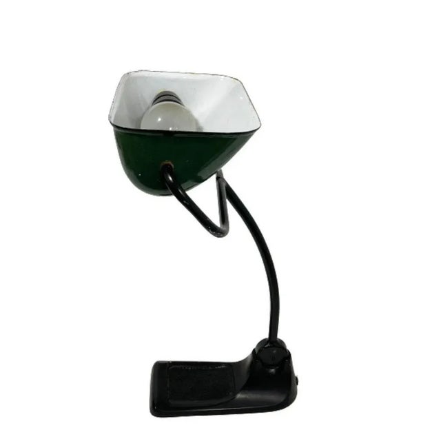 Metal German Bauhaus Desk Lamp from BuR For Sale - Image 7 of 10