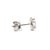 Unisex 18k White Gold Gia 1.21ctw Round Brilliant Cut Diamond Halo Stud Earrings, A Pair For Sale In Houston - Image 6 of 10