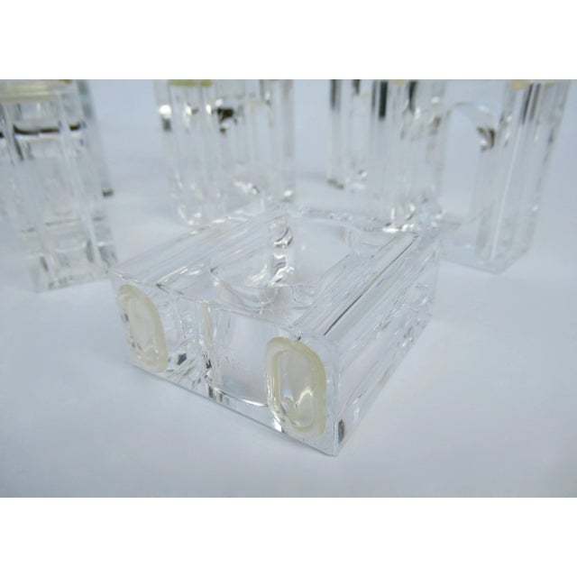 Vintage C.1970's Mid-Century Modern Lucite Napkin Rings by Lillian Vernon -Set of 8 For Sale - Image 12 of 13