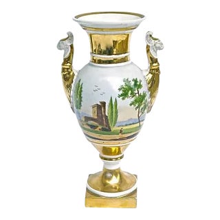 Antique Porcelain Gryphon Urn For Sale